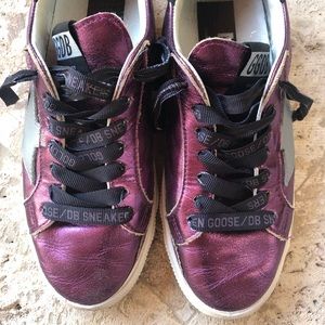 Golden Goose metallic sneakers